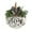 White, variant on Wreath 2 Door Décor Farmhouse Wooden Sign with Clever Home Greeting for Front Porch Country Style Hanging Garlands Ideal Housewarming