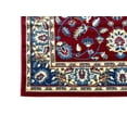 thumbnail image 3 of 5' x 7' Feet Burgundy Red Blue Beige Floral Traditional Oriental Vintage Area Rug Carpet, 3 of 8