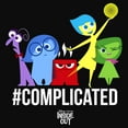thumbnail image 2 of Junior's Inside Out Hashtag Complicated Emotions Racerback Tank Top, 2 of 5