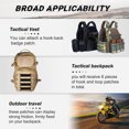 thumbnail image 4 of Backpack Molle Strips, Black Wear Proof Molle Patch Strip Holder Nylon  for Vest, 4 of 8