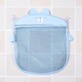 thumbnail image 1 of Bolsa de almacenamiento de juguetes de baño para bebés, organizador de baño colgante de red de malla con 2 ventosas fuertes para cepillo de ducha, champú, juguetes de baño para niños, 1 of 4