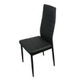 thumbnail image 5 of 4pcs Living Room Chairs PU Leather Art Dining Room Stool Leisure Student Backrest Restaurant Chairs, 5 of 8