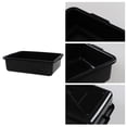 thumbnail image 2 of Wekioger 4-Pack 22 L Plastic Commercial Bus Tub, Large Restaurant Bus Box, Black, 2 of 7