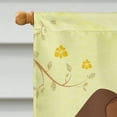 thumbnail image 3 of Carolines Treasures BB6130CHF Easter Eggs Teckel Rouge Brun Drapeau Toile Maison Taille, 3 of 4