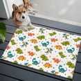 thumbnail image 4 of Dinosaurs 2'x3' Washable Rug, Green Orange Blue Cartoon Dinosaurs Non-Slip Soft Doormat Area Rugs for Entrance Bathroom Bedsides, StainResistant Carpet for Kitchen Bedroom, Entryway Floor Mat, 4 of 9