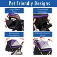 HPZ Pet Rover XL Dog Stroller, Purple