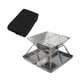 thumbnail image 4 of Parrilla de camping plegable de madera para barbacoa con bolsa de transporte de acero inoxidable PE para barbacoa de madera 31cmx31cmx21cm, 4 of 9