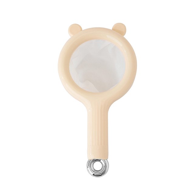 sweethay Colador de malla, Manual de cocina, filtro de leche de té DIY, tamiz de cocina lavable, tamiz de polvo desmontable, colador Beige Type3 NO3