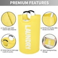 thumbnail image 3 of 115L Dirty Clothes Basket Yellow, 3 of 7