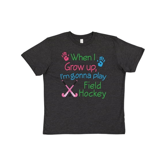 Inktastic Future Field Hockey Player Youth T-Shirt