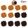 thumbnail image 1 of 12PCS Artificial Food Simulated Waffles Artificial Cookie Pretend Food Toy, 1 of 7