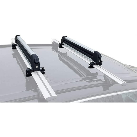 BrightLines Universal Ski/Snowboard Rack Carrier, Holds 6 Pairs Skis or 4 Snowboards