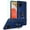 Blue, variant on KOMI  Cellular Phone Case for Samsung Galaxy A42 5G, Heavy Duty Protection with Metal Ring Holder Kickstand