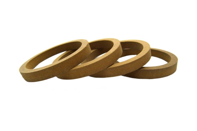 5.25" 130mm Pair of MDF Speaker Spacer Mounting Rings 12mm Thick ID 118mm 