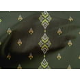 thumbnail image 4 of oneOone Tissu Popeline de Coton Bande & Tourbillon Ikat Tissu Imprimé BTY 42 Pouces de Large, 4 of 4