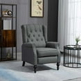 thumbnail image 2 of HOMCOM Manual Reclining Sofa with Armrests for Living Room Dark Grey, 2 of 9