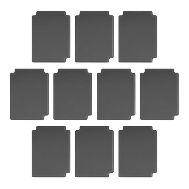 10 separadores de tarjetas coleccionables, organizador de tarjetas coleccionables, caja de tarjetas, separador de tarjetas gris