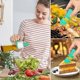 thumbnail image 5 of Olive Oil Dispenser Bottle with 2 in 1 Silicone Brush, Lead-free Glass Syrup Honey Dispenser, Multi-function Drip Free Oil and Vinegar Bottle(550ml, G, 5 of 5