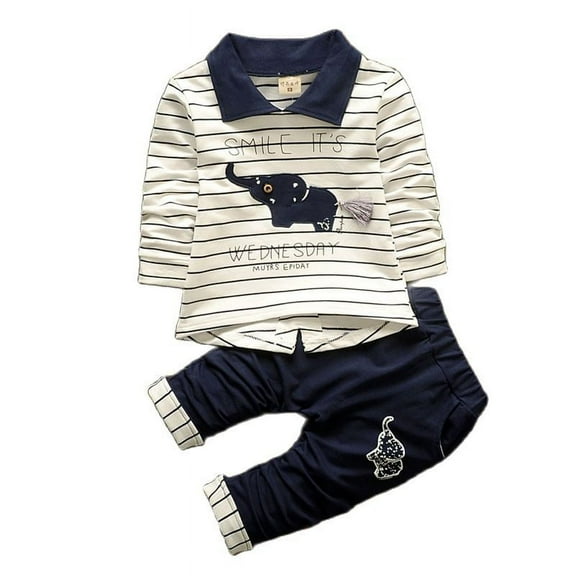 Baby boy leisure spring and autumn 2-piece leisure suit 1-4 years old baby clothing boy clothing suit.