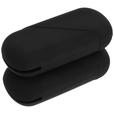 Portable Menstrual Cup Storage Box in Black Made of Safe Silicone for Daily Use and Travel 2 Pieces