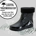 thumbnail image 2 of AUXDIQ Men Rain Boots Outdoor Garden Boots Waterproof Ankle Rain Shoes, 2 of 5
