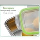 thumbnail image 3 of Container De Almacenamiento De Alimentos De Acero De Acero Inoxidable 304 Caja Organizador De Refrigerador Hermético Para Bocadillos De, 3 of 7