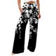 thumbnail image 1 of Pantalones afelpados Gibobby palazzo pierna ancha cintura alta estampado negro XL, 1 of 4