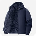 thumbnail image 5 of Kalauyu Men's Ultra Soft Sherpa Lined Hoodie - Full Zip Fleece Lining Heavy Duty Sweatshirts, 5 of 5