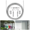 thumbnail image 1 of CHUANK 20ft Stainless Steel Clotheslines  Heavy Duty Windproof Clothes Rope Cable Non-Slip, 1 of 5