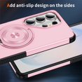 thumbnail image 6 of For Samsung Galaxy S26 Ultra 5G Magnetic 360° Rotating Holder Phone Case,Pink ,For Galaxy S26 Ultra 5G, 6 of 9