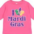 thumbnail image 4 of Inktastic I Love Mardi Gras Boys or Girls Long Sleeve Toddler T-Shirt, 4 of 5
