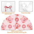 thumbnail image 7 of Cauagu 36" Christmas Tree Skirt Pigs Head And Donuts Pattern Christmas Tree Decorations Tree Mat for Xmas Decorations Occasion Holiday Home Decor -36", 7 of 7