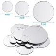 thumbnail image 3 of 100 Pcs Mini Miroir Rond Petit Miroir Rond Miroir Adhésif Carreaux de Miroir Rond pour Artisanat, 3 of 5
