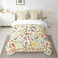 thumbnail image 2 of Castle Fairy Children Teens Adults Chic Floral Flowers Bedding Comforter Set 7-Piece,Kawaii Colorful Birds King Bedding Sets,Retro Vintage Aesthetic Ultra Soft Bed Sheets,Microfiber Bedroom Decor, 2 of 8