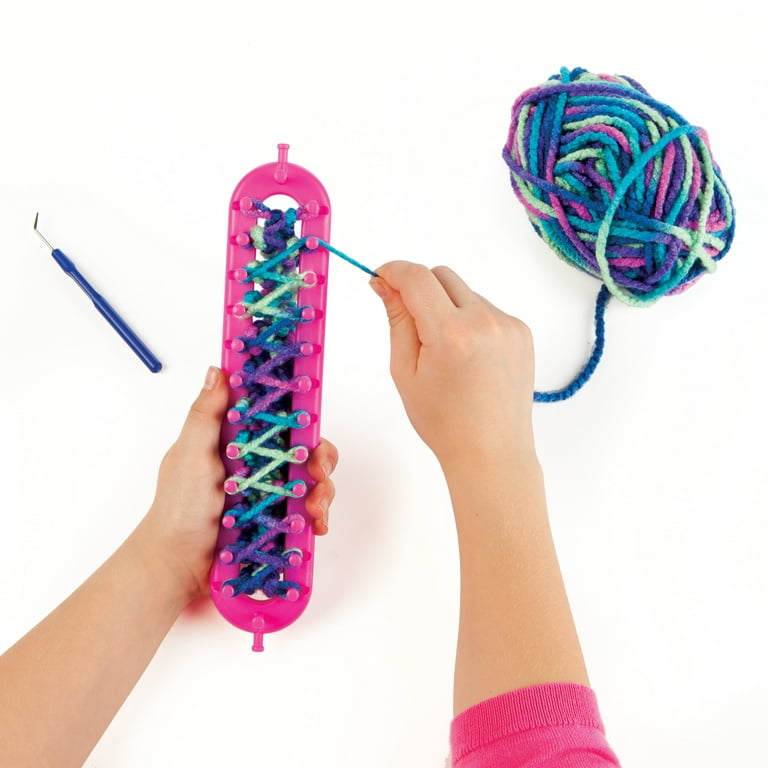 Creativity for Kids Quick Knit Button Scarf Kit