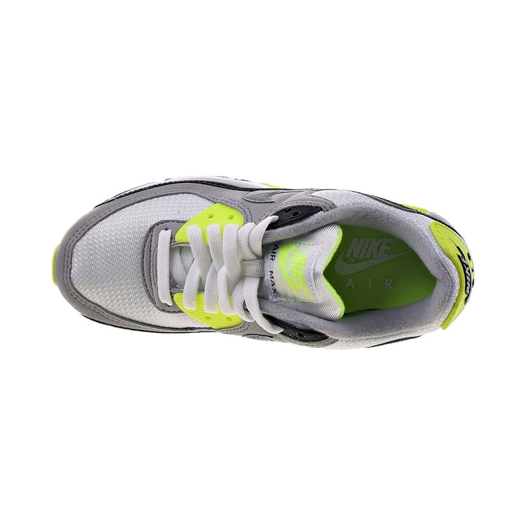 Nike Air Max 90 Women's Shoes White-Grey-Volt cd0490-101 Nike Air Max 90 Women's Shoes White-Grey-Volt cd0490-101