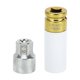 thumbnail image 1 of Ofertas Únicas 1 Juego de Bloqueo de Rueda Tuerca para Porsche Cayenne Cayman 17 Dientes #63 Llave de Extracción de Tuerca con Adaptador de 19 mm, 1 of 7