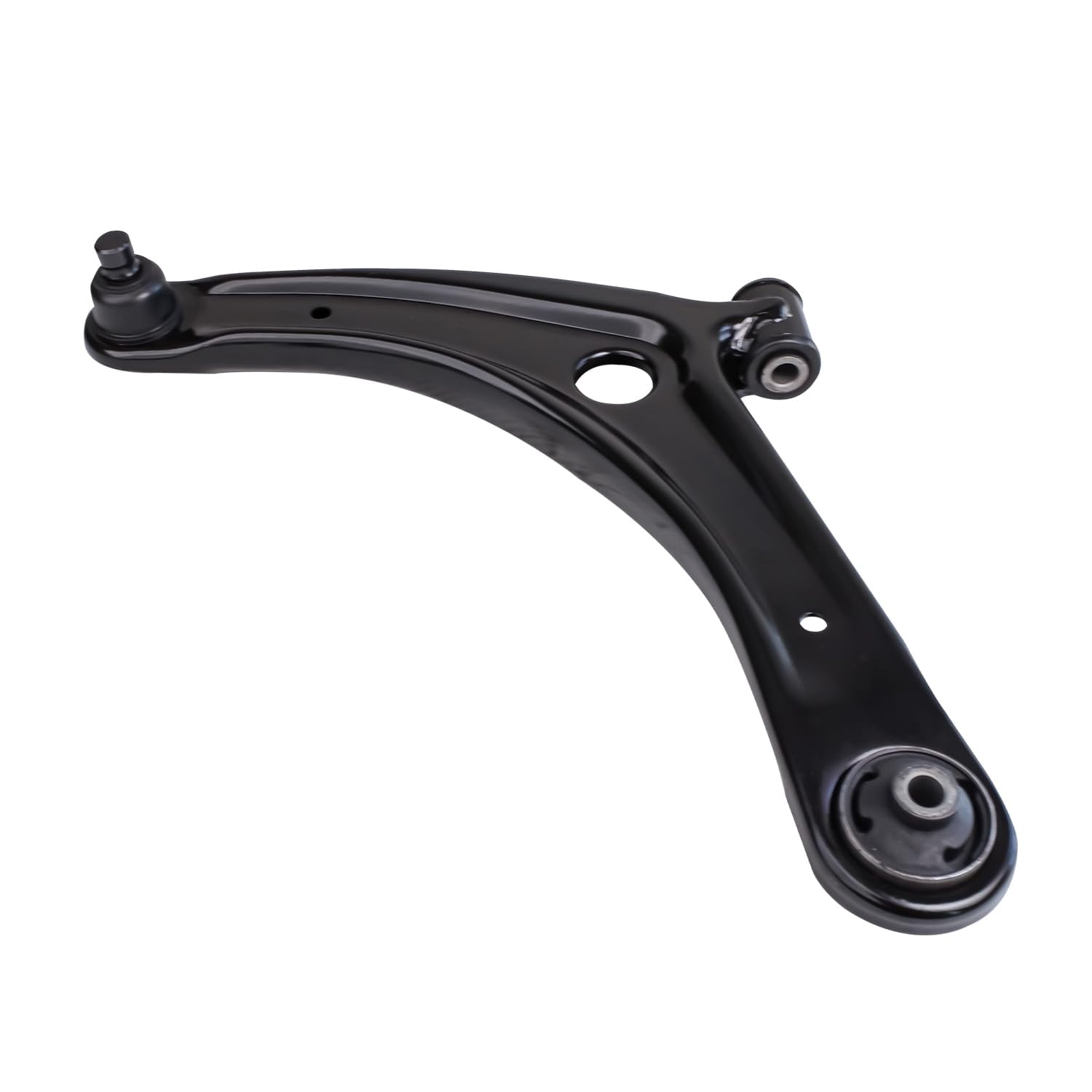 Detroit Axle - Front Left Lower Control Arm w/Ball Joint for Dodge Caliber 07-12 Jeep Compass Patriot 2007-2017, Lower Driver Control Arm w/Ball Joint Assembly Replacement