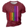 thumbnail image 1 of Camisetas de Manga Larga para Hombres Imprimir Casual Cuello Redondo Camiseta de Manga Corta, Camisetas de Manga Larga para Hombres Algodón, 1 of 4
