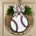 thumbnail image 5 of FNGZ Door Hanging Decoration 2024 Welcome Baseball Decor Sign Front Door Decorations Baseball Gift Door Sign Home Decor Khaki, 5 of 5