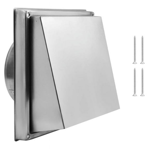 5inch Wall Vent Cover, Stainless Steel Dryer Vent Cover Walls Exterior Dryer Exhaust Vent Cover 120mm/4.75inch Diameter