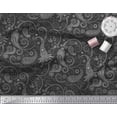 thumbnail image 2 of Soimoi Poly Georgette Fabric Floral & Paisley Printed Fabric 1 Yard 52 Inch Wide, 2 of 3