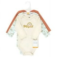 thumbnail image 2 of Hudson Baby Cotton Long-Sleeve Bodysuits, 3-Pack, Newborn- 24 Months, 2 of 5