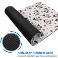 thumbnail image 6 of Long Mouse Pads for Desk,White Cow Strawberry Heart Pattern Desk Mats on Top Of Desks, Desk Mouse Pad Extra Large with 3mm Non-Slip Base and Stitched Edge for Gaming,Office,Work,Home 47.3"x23.6", 6 of 6