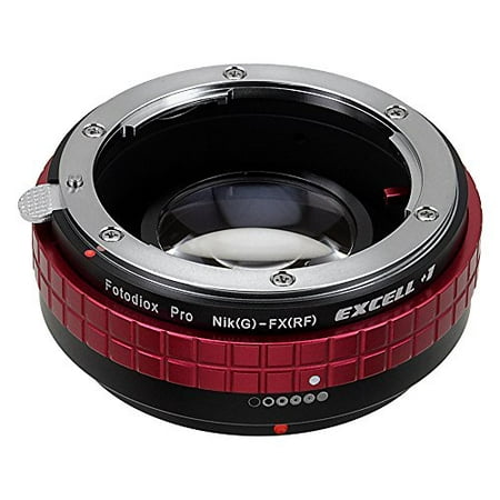 Fotodiox Fotodiox Pro Excell+1 Lens Adapter w/ Focal Reducing Light Gathering Optics - Nikon Nikkor F Mount G-Type D/SLR Lens to Fujifilm X-Series Mirrorless Camera