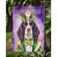 thumbnail image 3 of English Springer Spaniel King of Mardi Gras Garden Flag 11.25 in x 15.5 in, 3 of 5