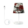thumbnail image 2 of YAZAOO Table Lamp Creative Timeless Roses Pattern Simple Pattern Night Light, 2 of 8