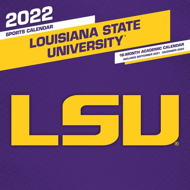 Lsu Tigers 2022 Wall Calendar - Walmart.com - Walmart.com