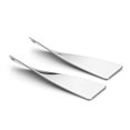 thumbnail image 4 of 10 piezas de acero inoxidable estampado curvo collar de barra en blanco etiqueta colgante - collar de sello suministro de joyería suministros de artes Baoblaze Colgante Charms de acero inoxidable, 4 of 8