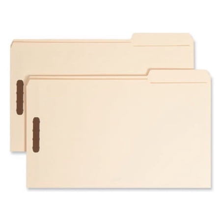 Smead Top Tab Fastener Folders 1/3-Cut Tabs: Right 0.75 Expansion 2 Fasteners Legal Size Manila Exterior 50/Box Smead Top Tab Fastener Folders 1/3-Cut Tabs: Right 0.75 Expansion 2 Fasteners Legal Size Manila Exterior 50/Box